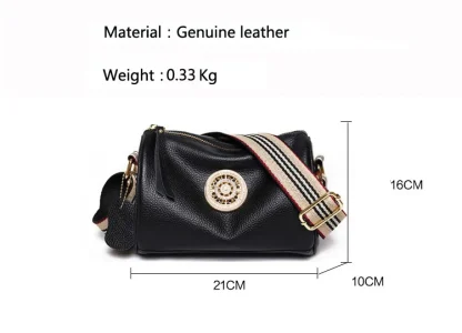 Luxury Wide Strap Shoulder Bag - Image 7