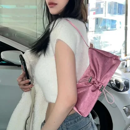 Aesthetic Drawstring Shoulder Bags - Image 2