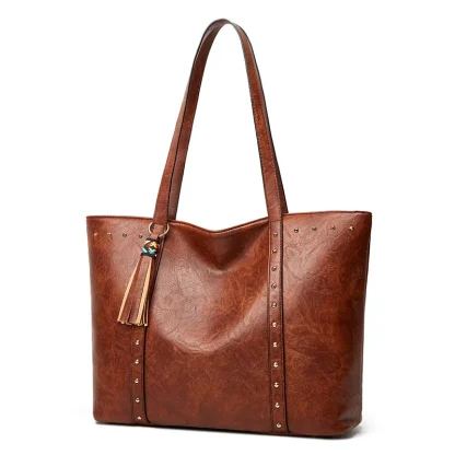 Rivet Large Capacity Shoulder Bags - Image 4