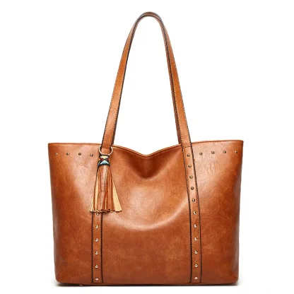 Rivet Large Capacity Shoulder Bags