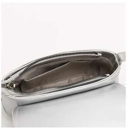 Sleek Baguette Shoulder Bag - Image 6