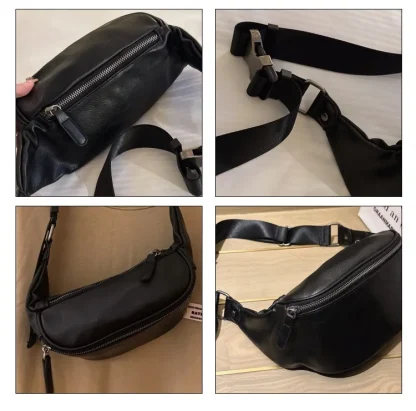 Zippered Crossbody Shoulder Bag - Image 7