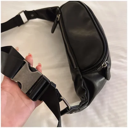 Zippered Crossbody Shoulder Bag - Image 6