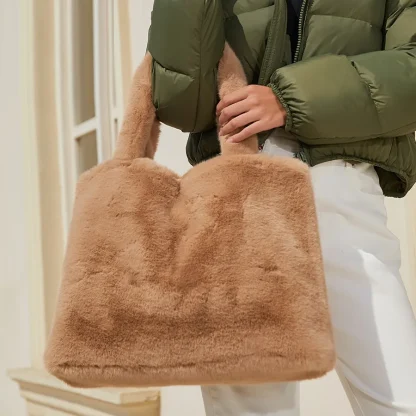 Fluffy Tote Shoulder Bag