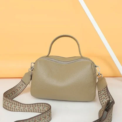 Double Zippered Shoulder Bags