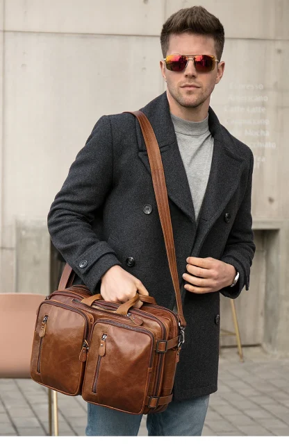 Large Capacity Briefcase Shoulder Bags - Image 2