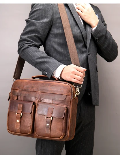 Spacious Briefcase Shoulder Bags - Image 3