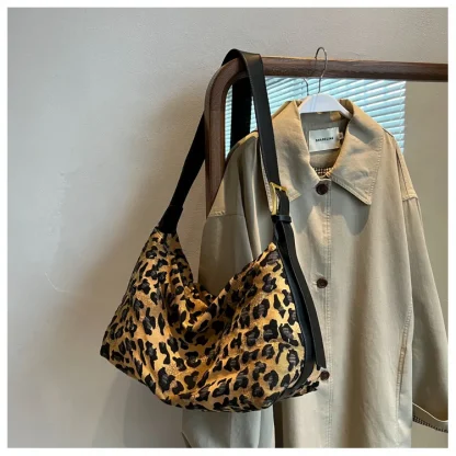 Leopard Print Shoulder Bag - Image 3