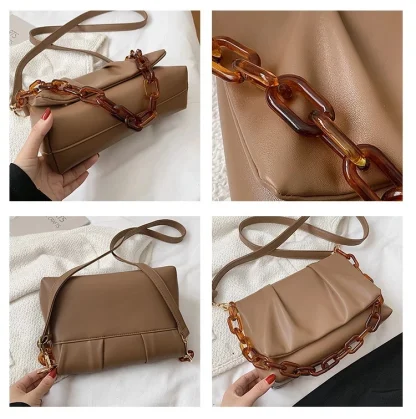 Crossbody Chain Strap Shoulder Bags - Image 7
