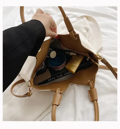 Elegant Office Tote Shoulder Bag - Image 5
