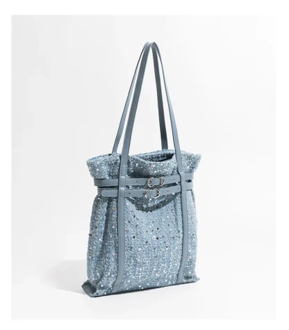 Stylish Sequins Tote Shoulder Bag - Image 5