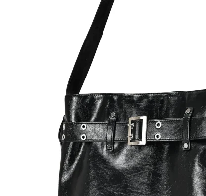 Large Belted Shoulder Bag - Image 6