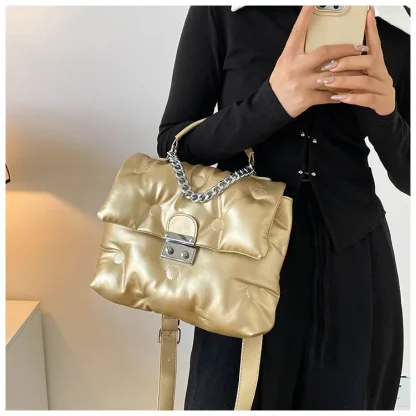 Cute Quilted Shoulder Bag - Image 3
