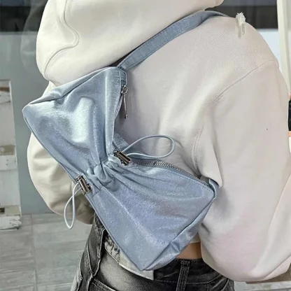 Aesthetic Drawstring Shoulder Bags - Image 4