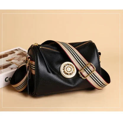 Luxury Wide Strap Shoulder Bag - Image 4