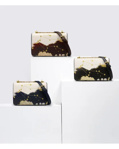 Embroidery Stars Shoulder Bags