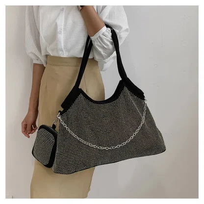 Luxury Diamond-like Shoulder Bags - Image 3