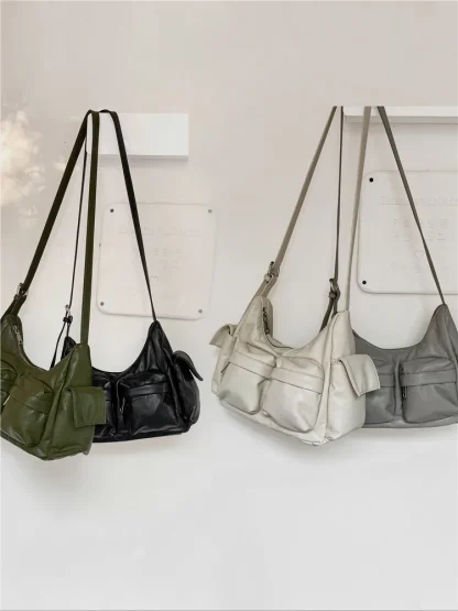 Multipocket Large Capacity Shoulder Bag - Image 4