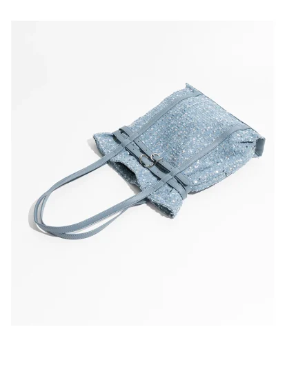 Stylish Sequins Tote Shoulder Bag - Image 6