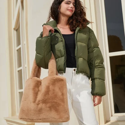Fluffy Tote Shoulder Bag - Image 4