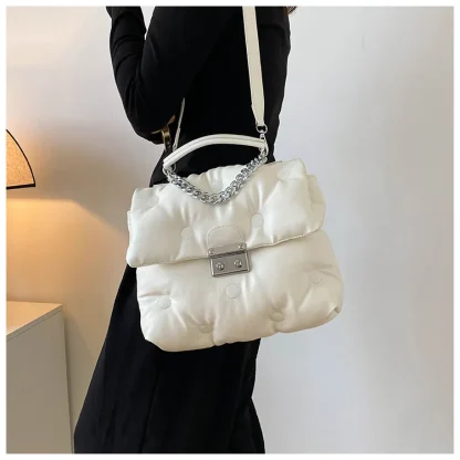 Cute Quilted Shoulder Bag - Image 4