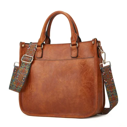 Vintage-style Crossbody Shoulder Bag