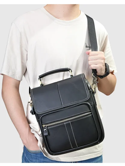 Multi-compartment Men's Shoulder Bag - Image 2