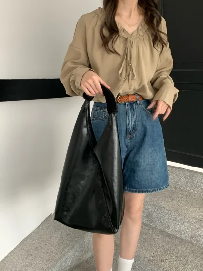 Soft Bindle Shoulder Bags - Image 3
