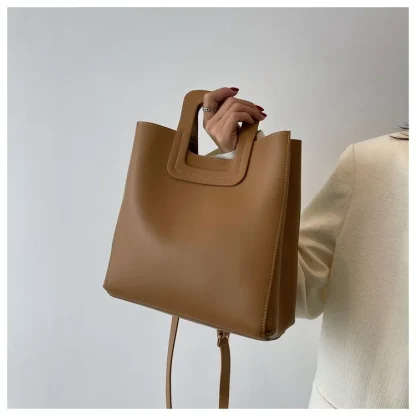 Square Handle Shoulder Bag - Image 4