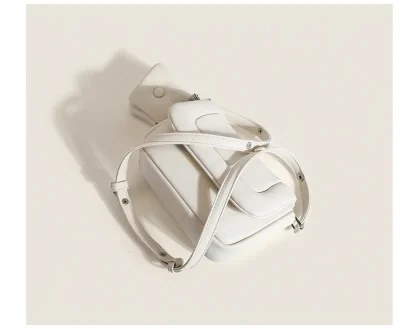 Solid Flap Small Shoulder Bag - Image 6