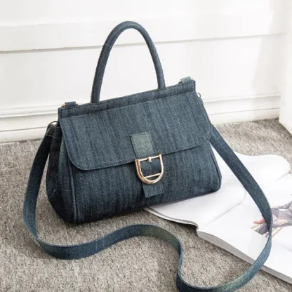 Casual Denim Shoulder Bags - Image 4