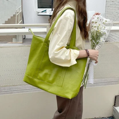 Large Capacity Soft Shoulder Bags - Image 3