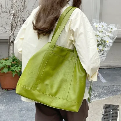 Large Capacity Soft Shoulder Bags - Image 2
