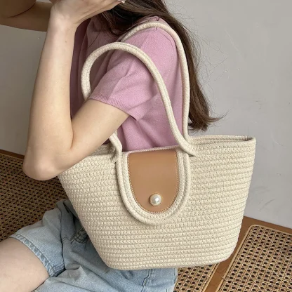 Minimalist Summer Beach Shoulder Bag - Image 2