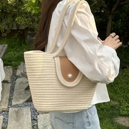 Minimalist Summer Beach Shoulder Bag - Image 3