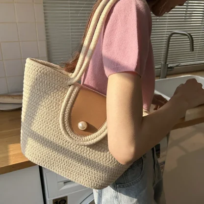 Minimalist Summer Beach Shoulder Bag - Image 5