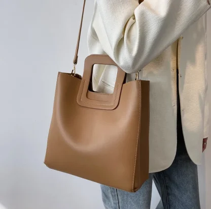 Square Handle Shoulder Bag - Image 3