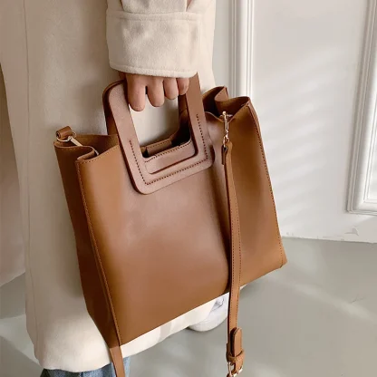 Square Handle Shoulder Bag - Image 2