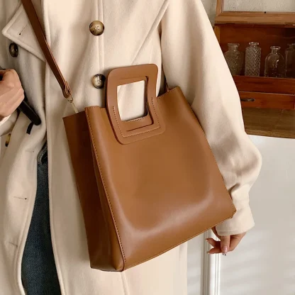 Square Handle Shoulder Bag