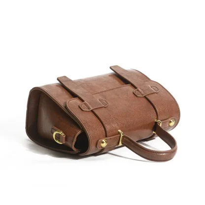 Vintage-style Messenger Shoulder Bag - Image 4