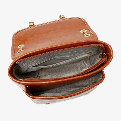 Chain Sling Satchel Shoulder Bag - Image 4