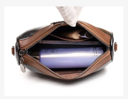 Half Moon Wide Strap Shoulder Bags - Image 6
