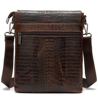 Crocodile Inspired Messenger Shoulder Bag - Image 2