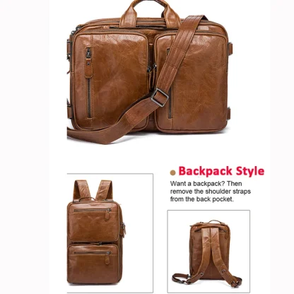 Large Capacity Briefcase Shoulder Bags - Image 5