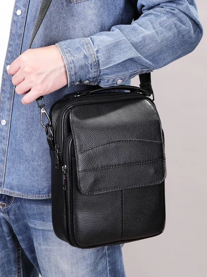 Multi-pocket Messenger Shoulder Bag - Image 2