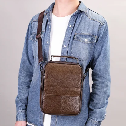 Multi-pocket Messenger Shoulder Bag - Image 4
