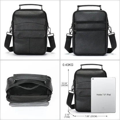 Multi-pocket Messenger Shoulder Bag - Image 5