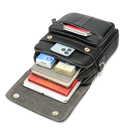 Multi-compartment Men's Shoulder Bag - Image 3