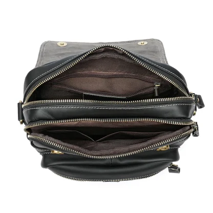 Multi-compartment Men's Shoulder Bag - Image 4