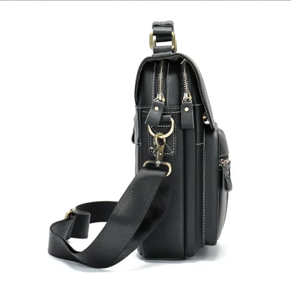 Multi-compartment Men's Shoulder Bag - Image 5